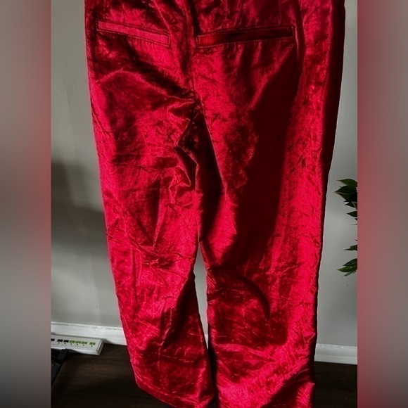 Free People Walk With You Velvet Flare Trouser
Pants in Cherry Juice - Picture 6 of 10